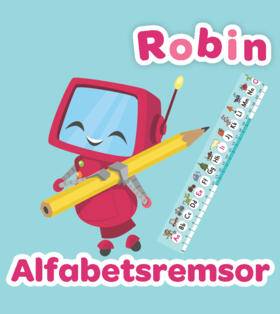 Robin Alfabetsremsor (10-pack)