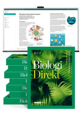 Biologi Direkt Klasspaket, (20 grundböcker + Lärarstöd+)