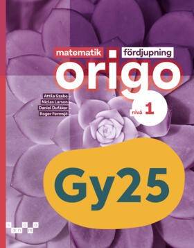 Matematik Origo fördjupning nivå 1