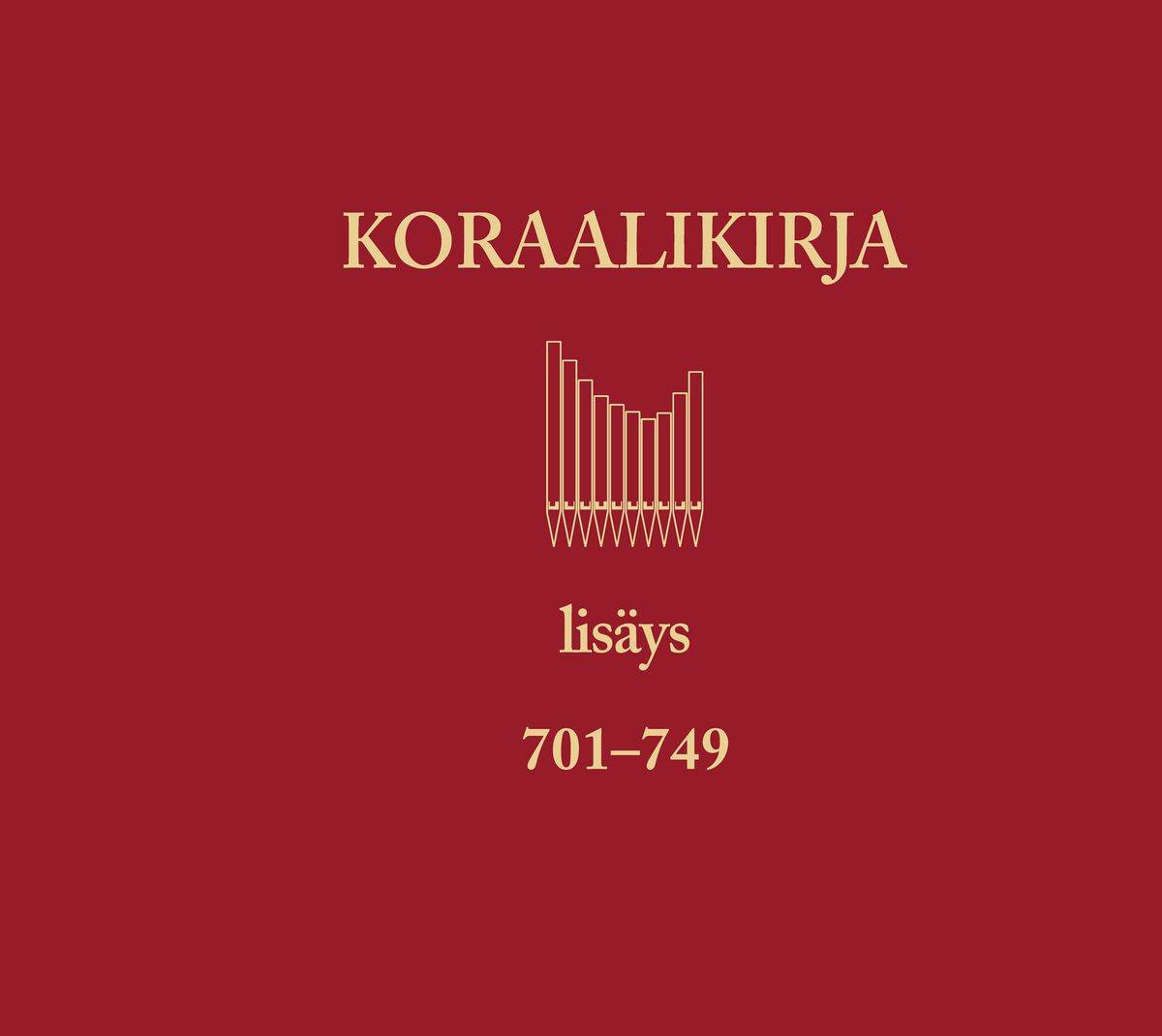 Den svenska koralboken på finska, tillägg 701-749, spiral