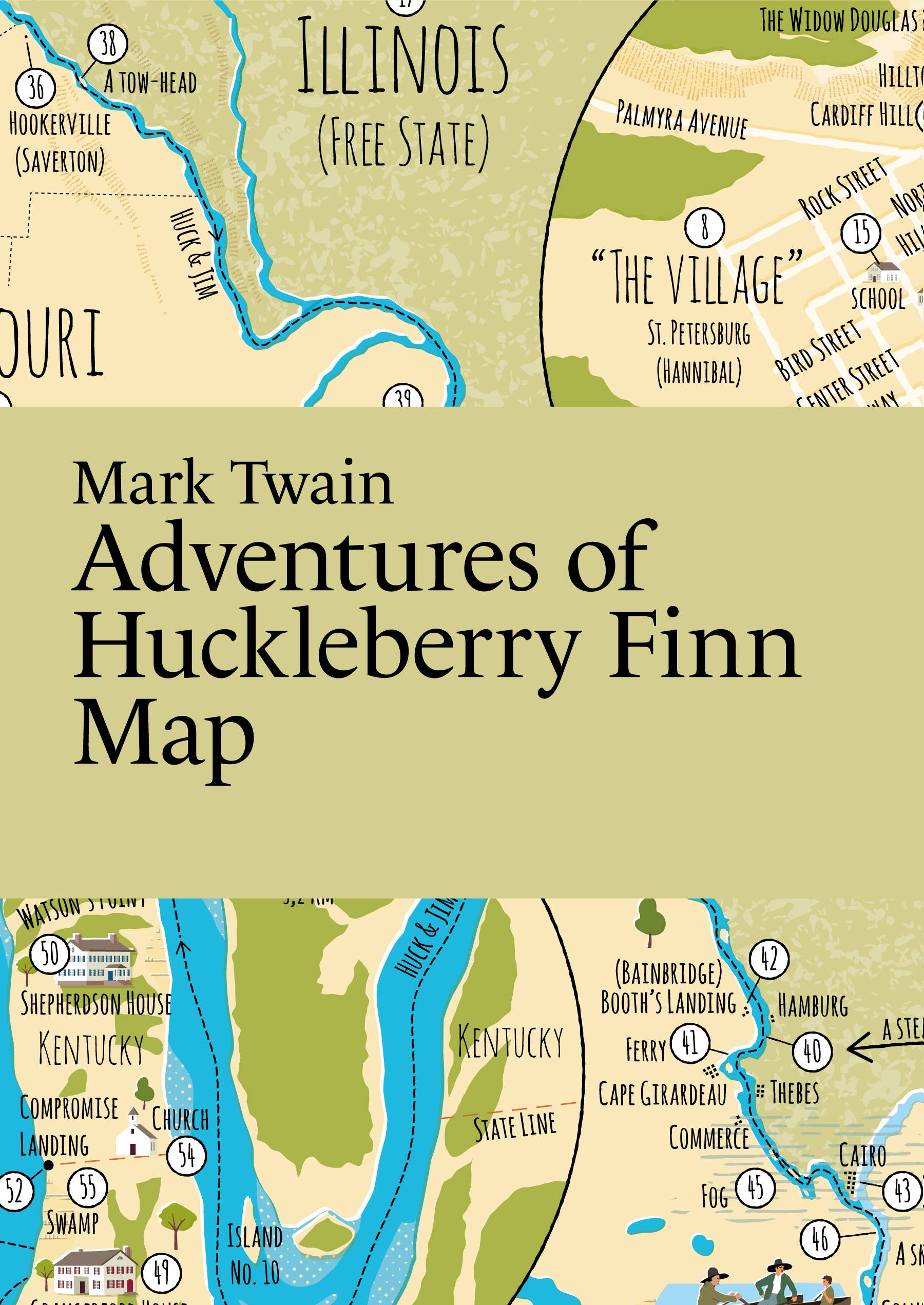 Adventures of Huckleberry Finn Map