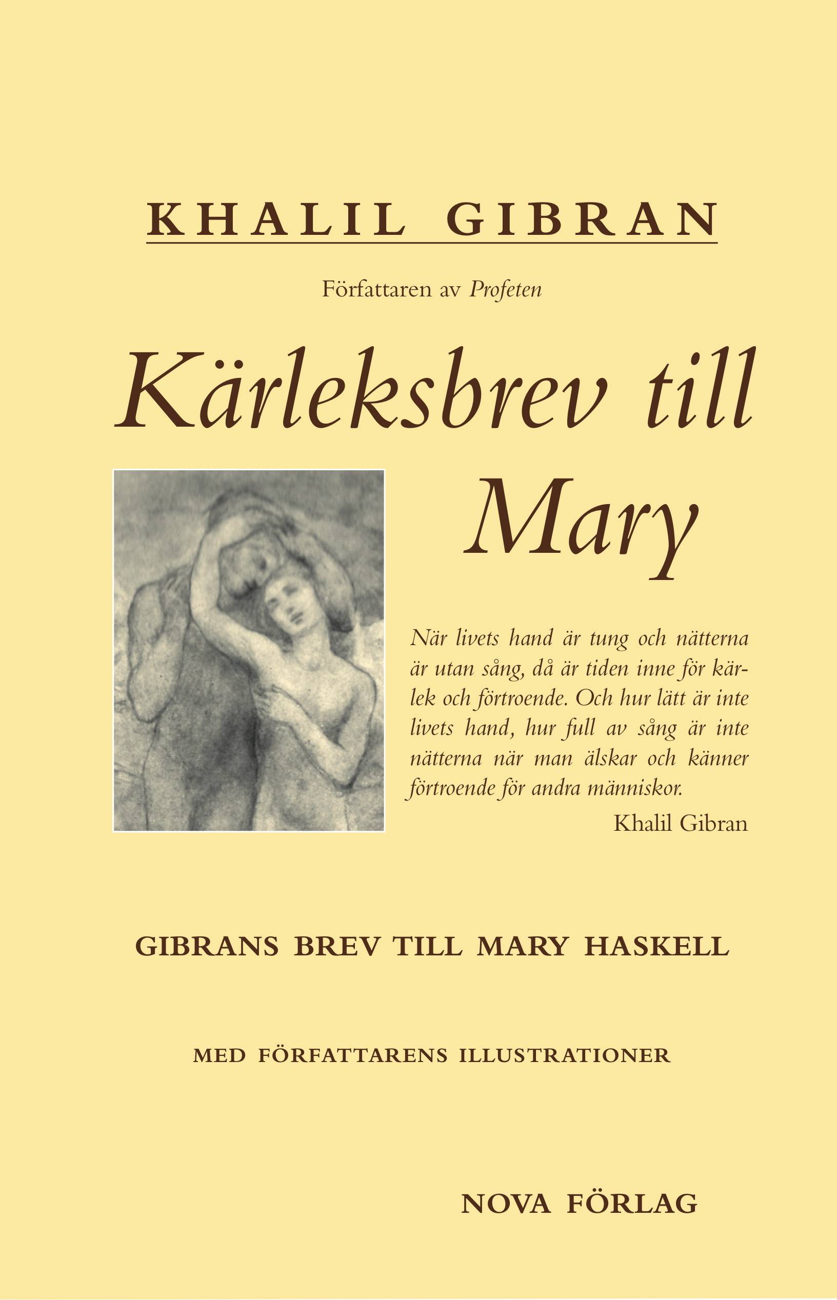 Kärleksbrev till Mary : Gibrans brev till Mary Haskell