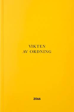 Vikten av ordning