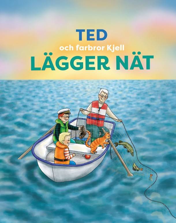 Ted och farbror Kjell lägger nät