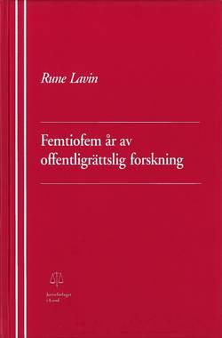 Femtiofem år av offentligrättslig forskning