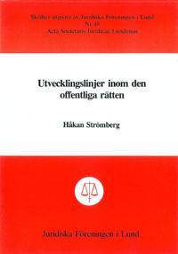 Utvecklingslinjer inom den offentliga rätten