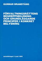 Förvaltningsrättens begreppsbildning och grundläggande principer i konkret belysning