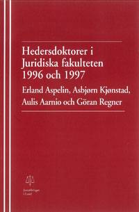 Hedersdoktorer i Juridiska fakulteten 1996 och 1997