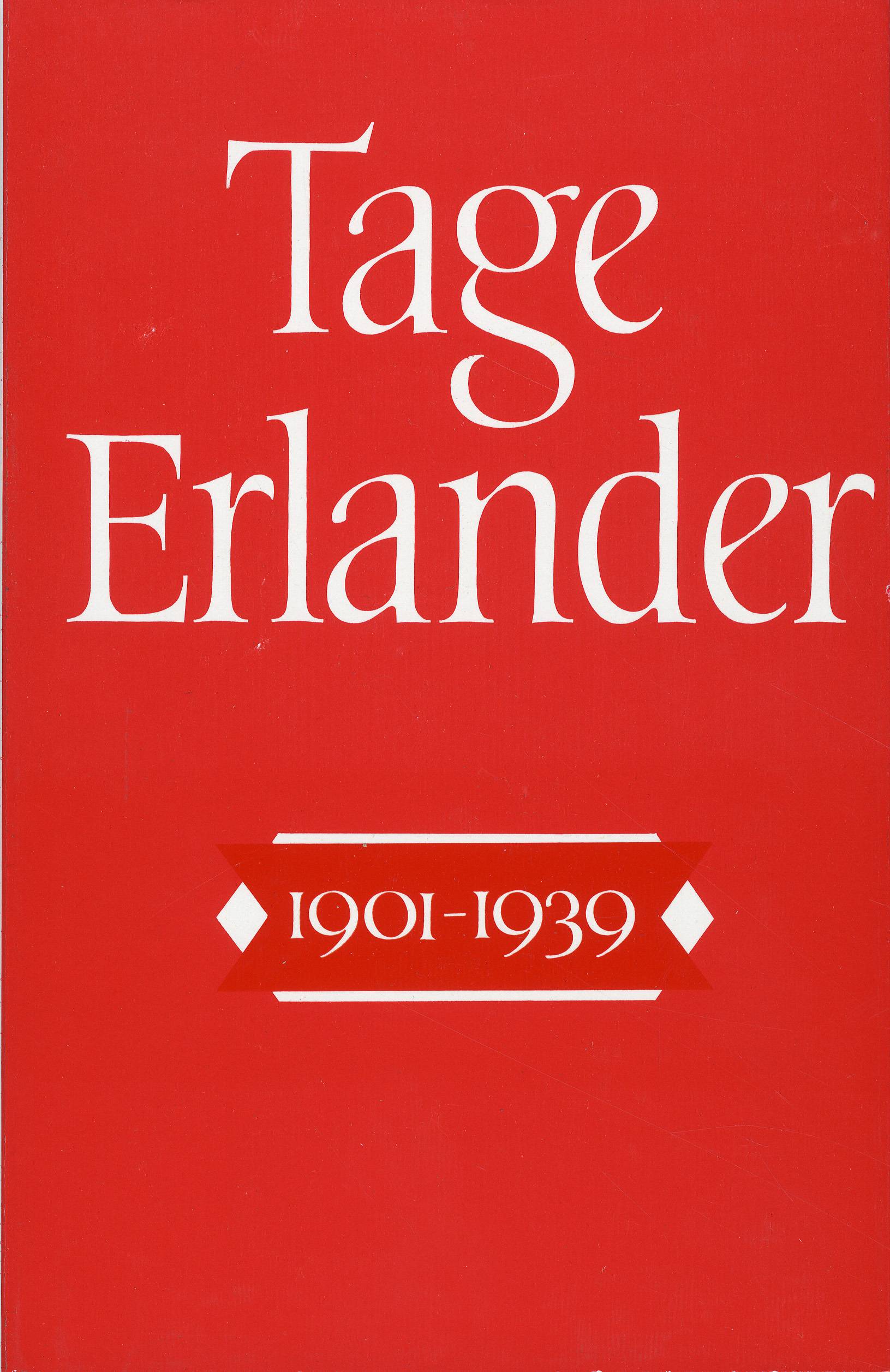 Tage Erlander 1901-1936