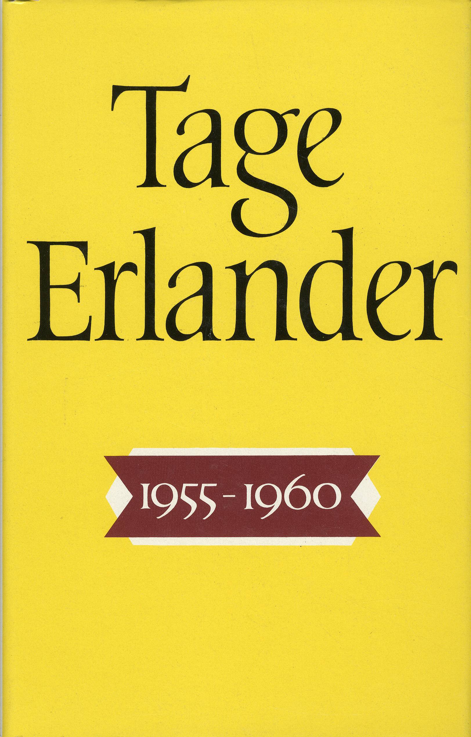 Tage erlander 1955-1960