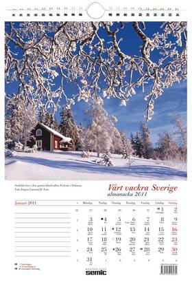 Vårt vackra Sverige almanacka 2011