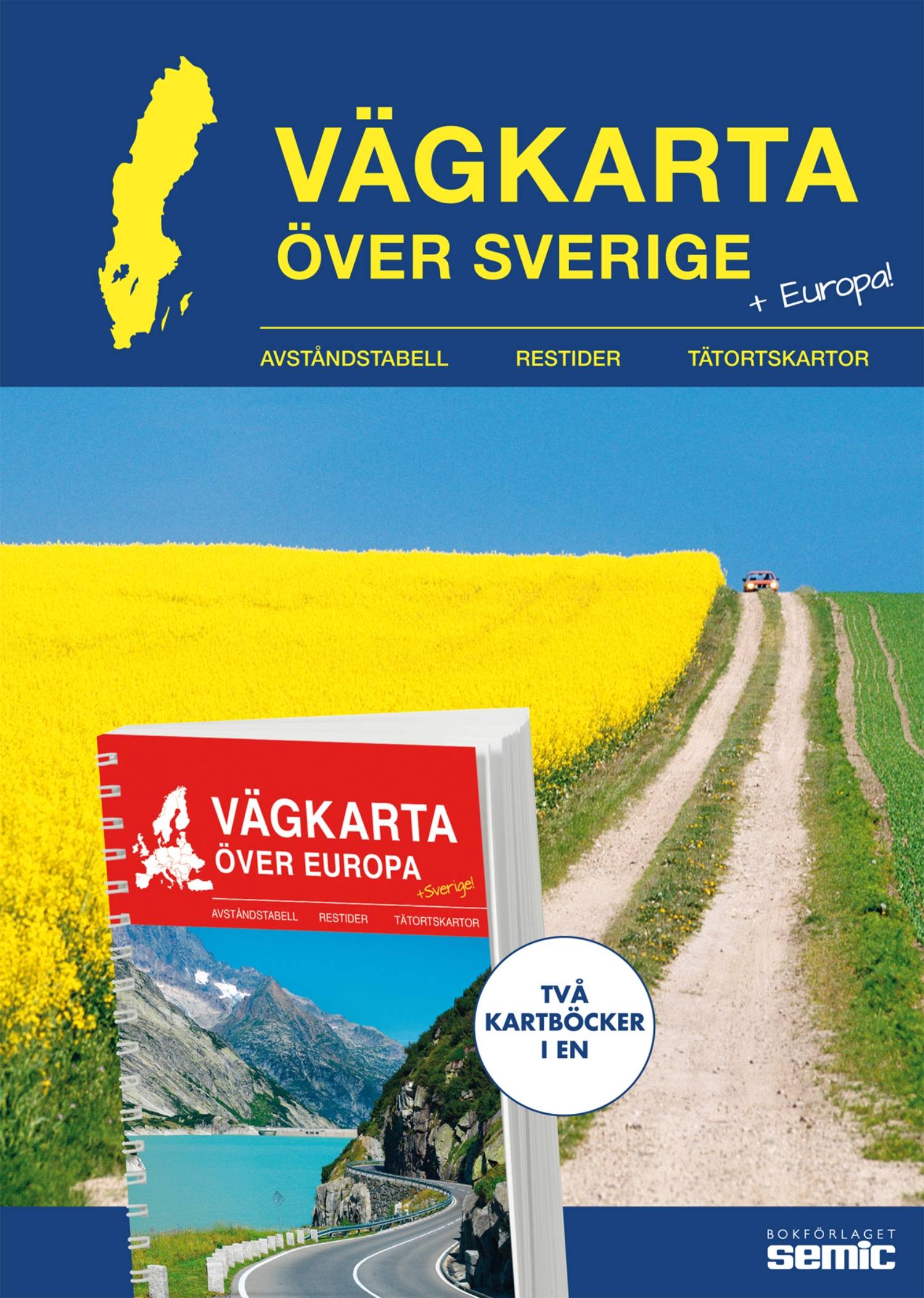 Vägkarta över Sverige / Europa
