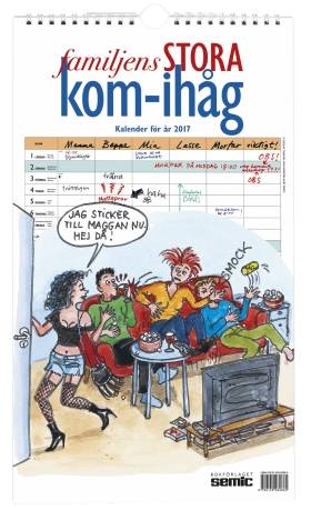 Familjens STORA kom-ihåg-kalender 2017