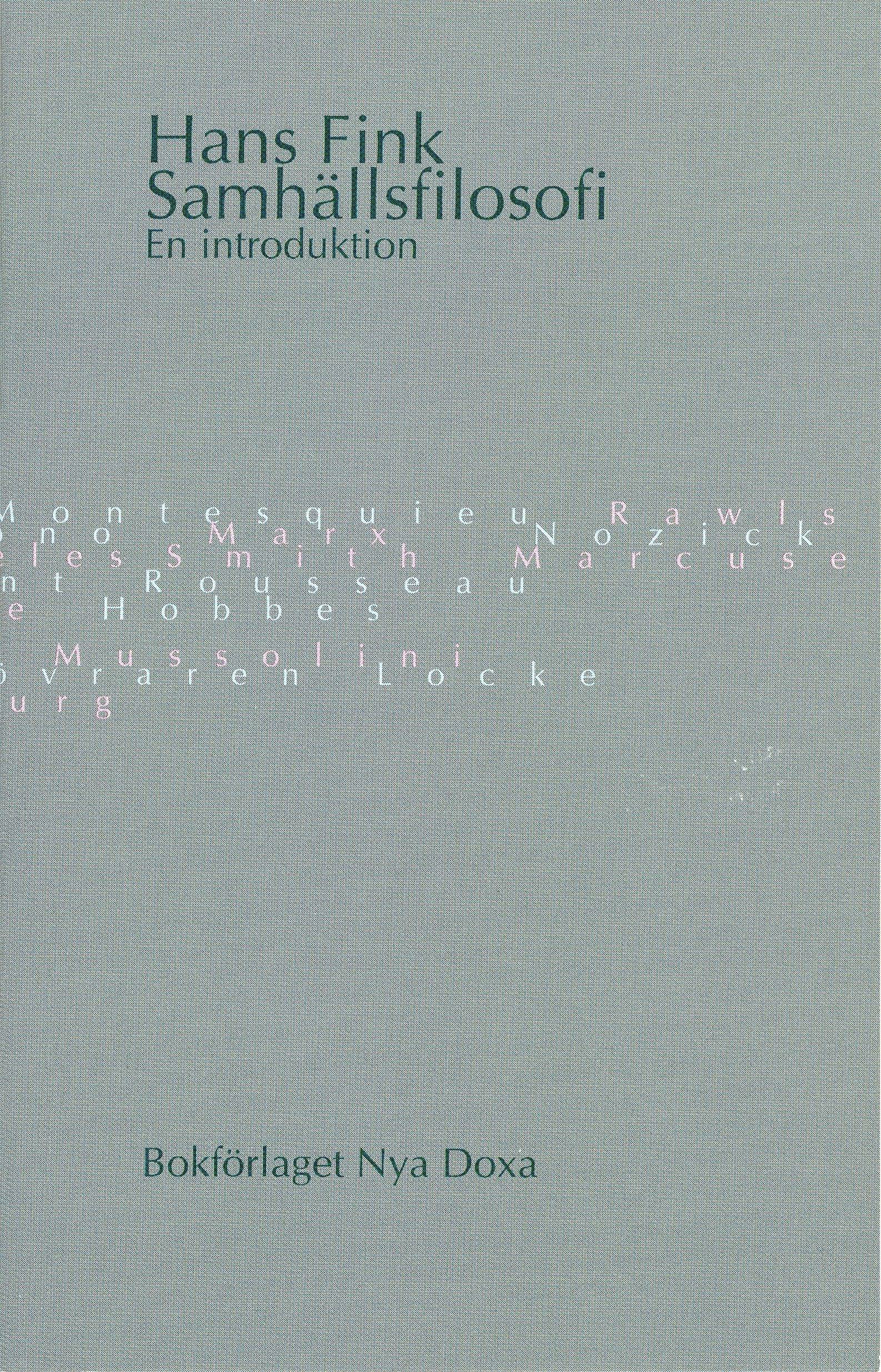 Samhällsfilosofi : en introduktion