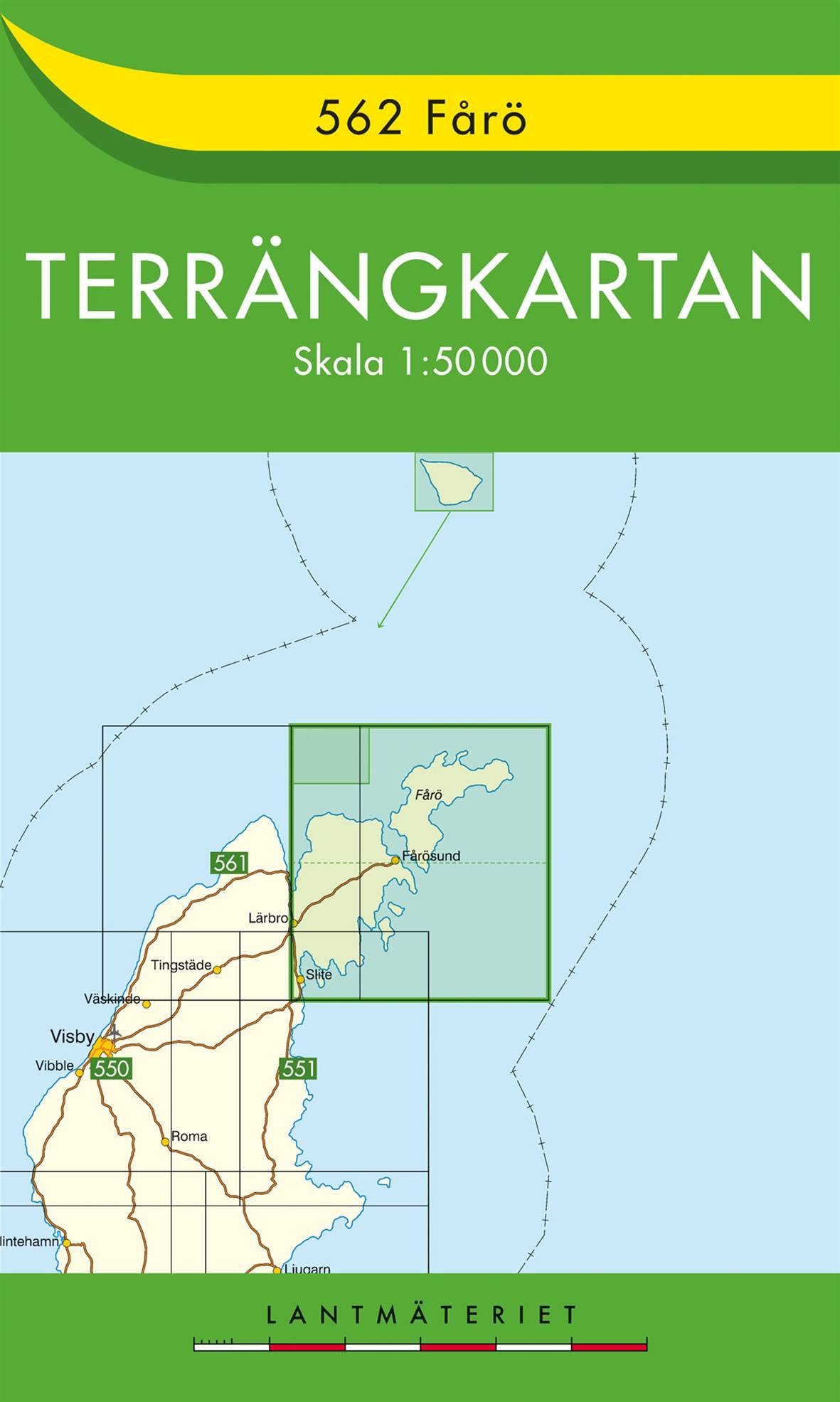 562 Fårö Terrängkartan : 1:50000