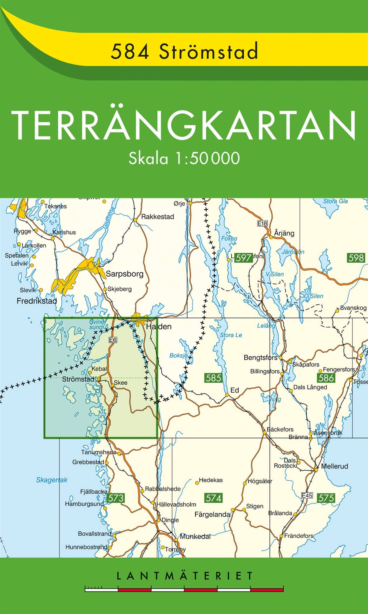 584 Strömstad Terrängkartan : 1:50000