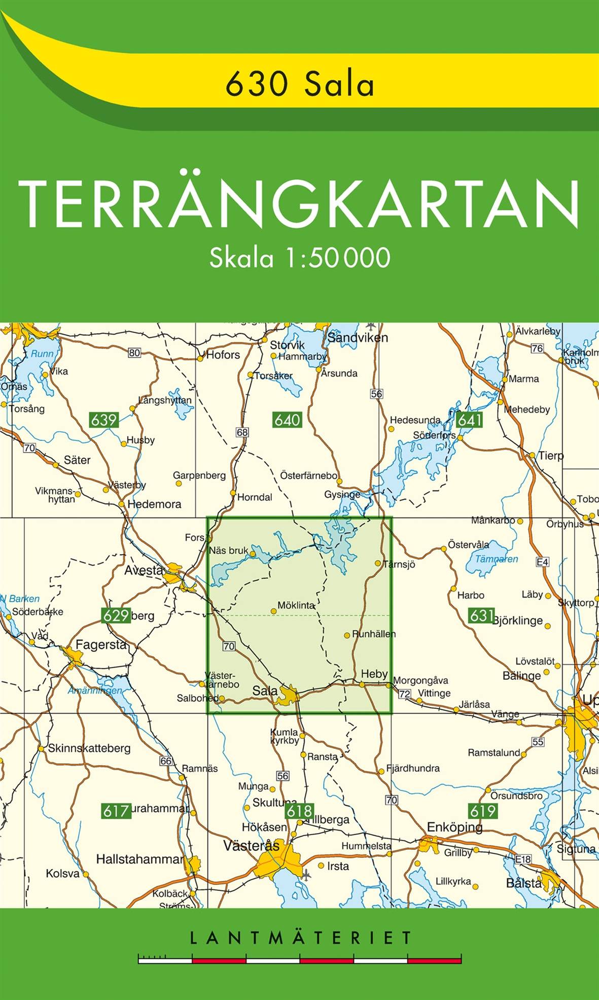 630 Sala Terrängkartan : 1:50000