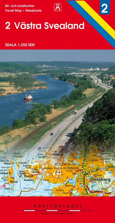 Västra svealand bil & turist karta nr. 2 : 1:250000
