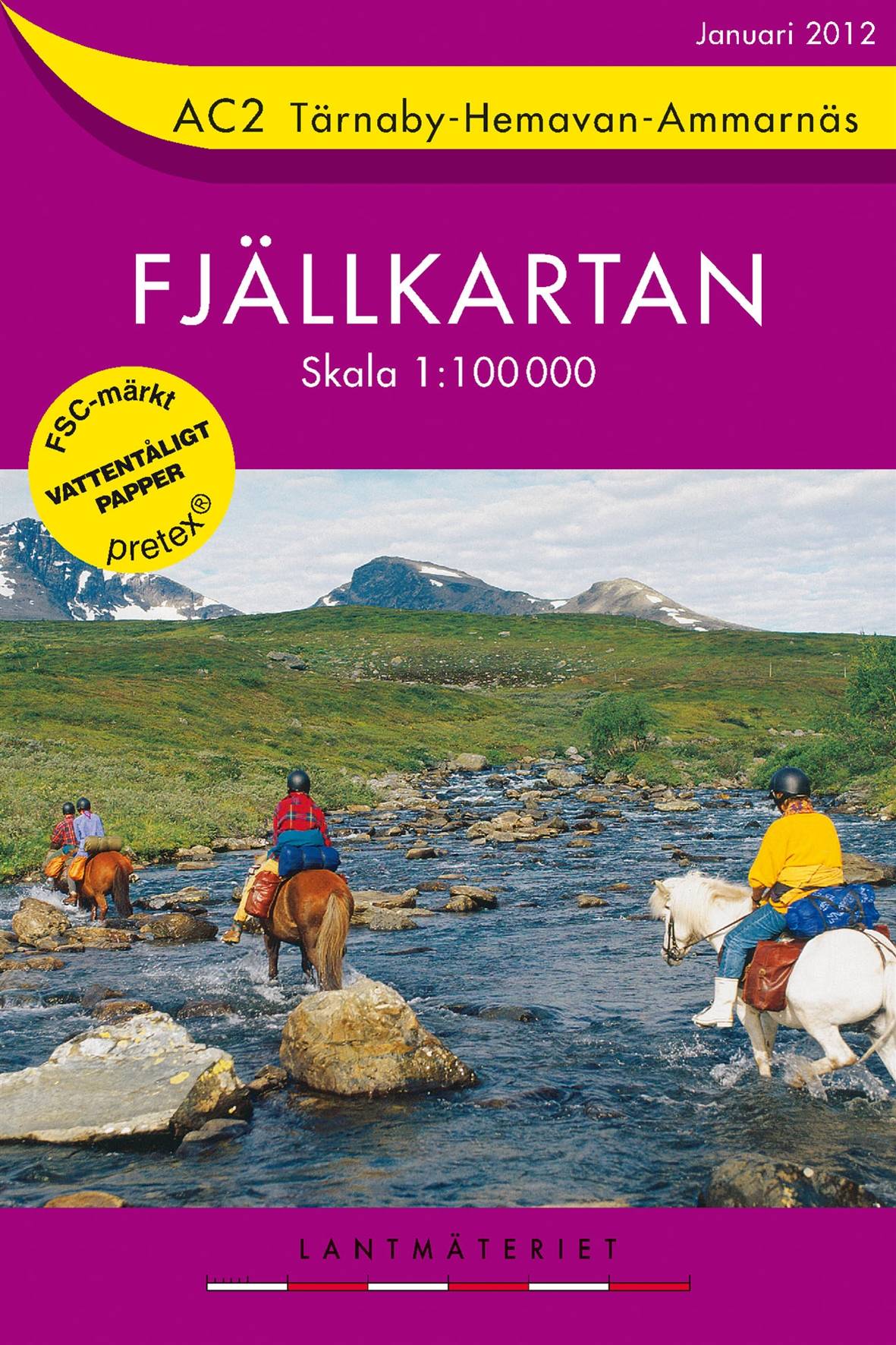 AC2 Tärnaby-Hemavan-Ammarnäs Fjällkartan : 1:100000