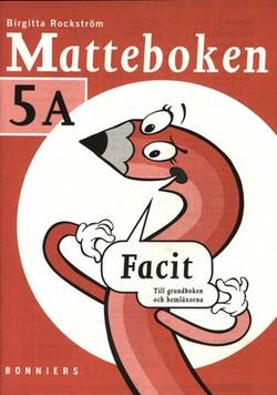 Matteboken Facit 5A (5-pack)
