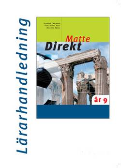 Matte Direkt år 9 Lärarmaterial på CD