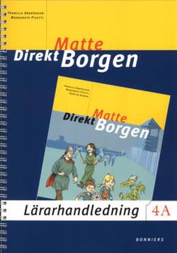 Matte Direkt Borgen 4A  Lärarhandledning på CD