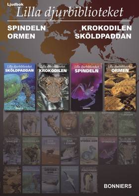 Lilla djurbiblioteket Audio  Spindeln, Krokodilen, Ormen och Sköldpaddan