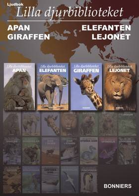 Lilla djurbiblioteket Audio  Apan, Elefanten, Giraffen och Lejonet