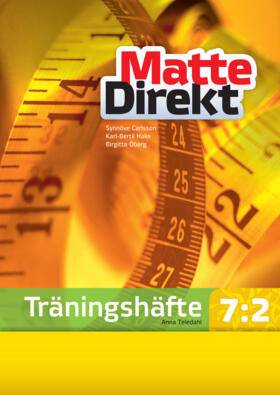 Matte Direkt Träningshäfte 7:2 (5-pack)