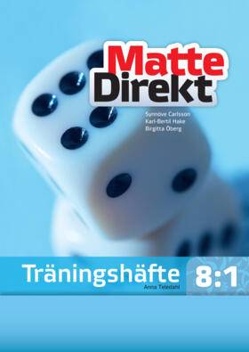 Matte Direkt Träningshäfte 8:1 (5-pack)