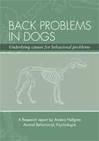 Back problems in dogs : underlying causes for behavioral problems