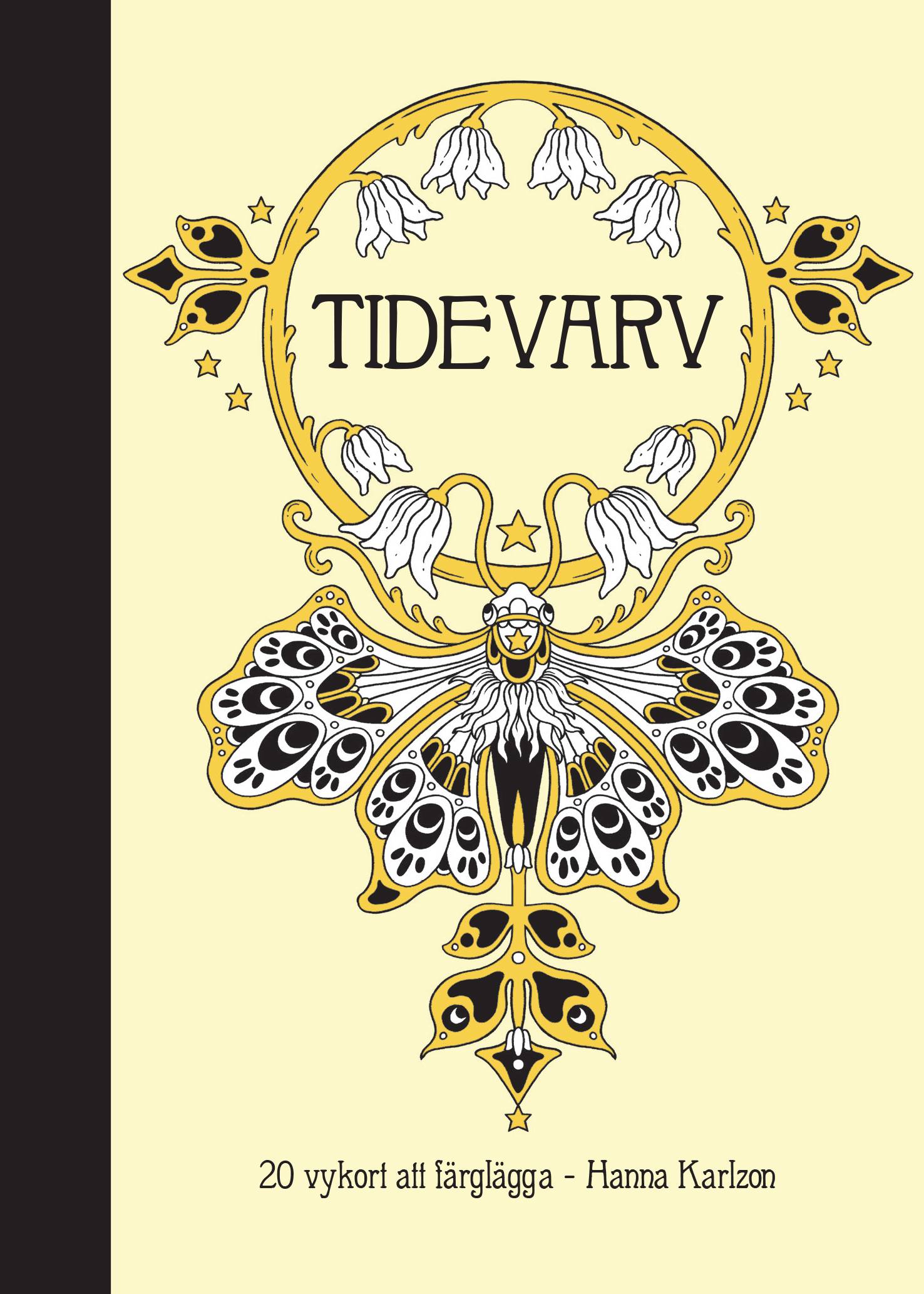 Tidevarv : 20 vykort att färglägga