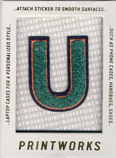 U - Embroidered Sticker