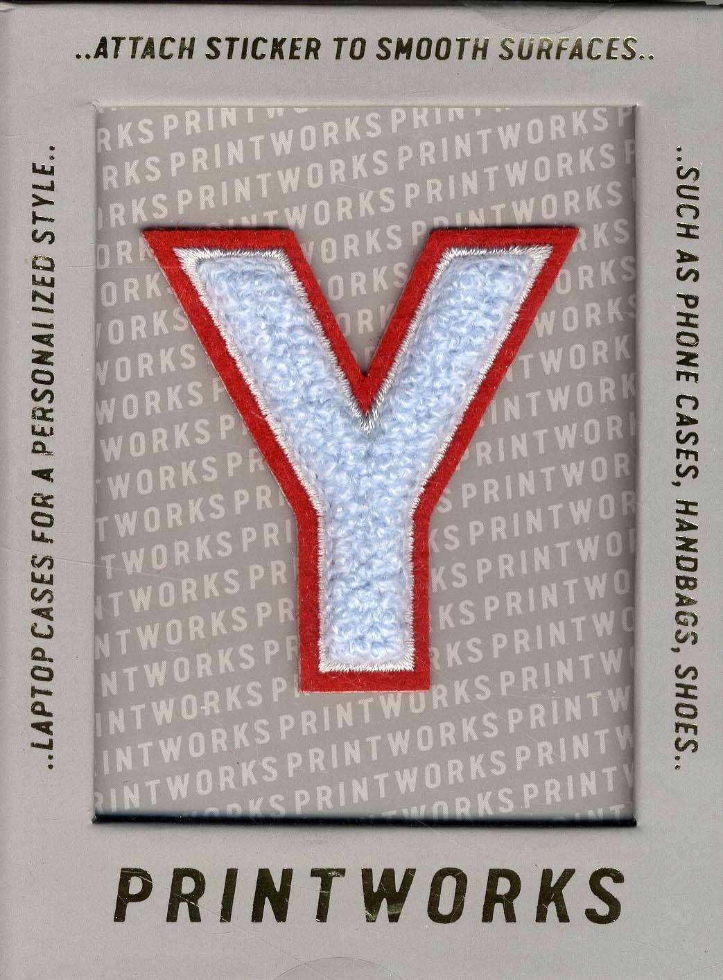 Y - Embroidered Sticker