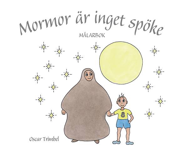 Mormor är inget spöke – målarbok