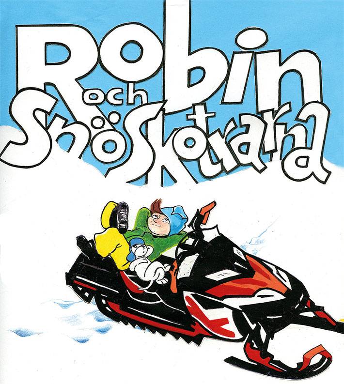 Robin och snöskotrarna