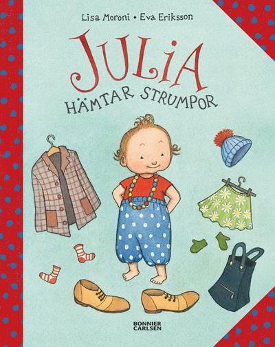 Julia hämtar strumpor