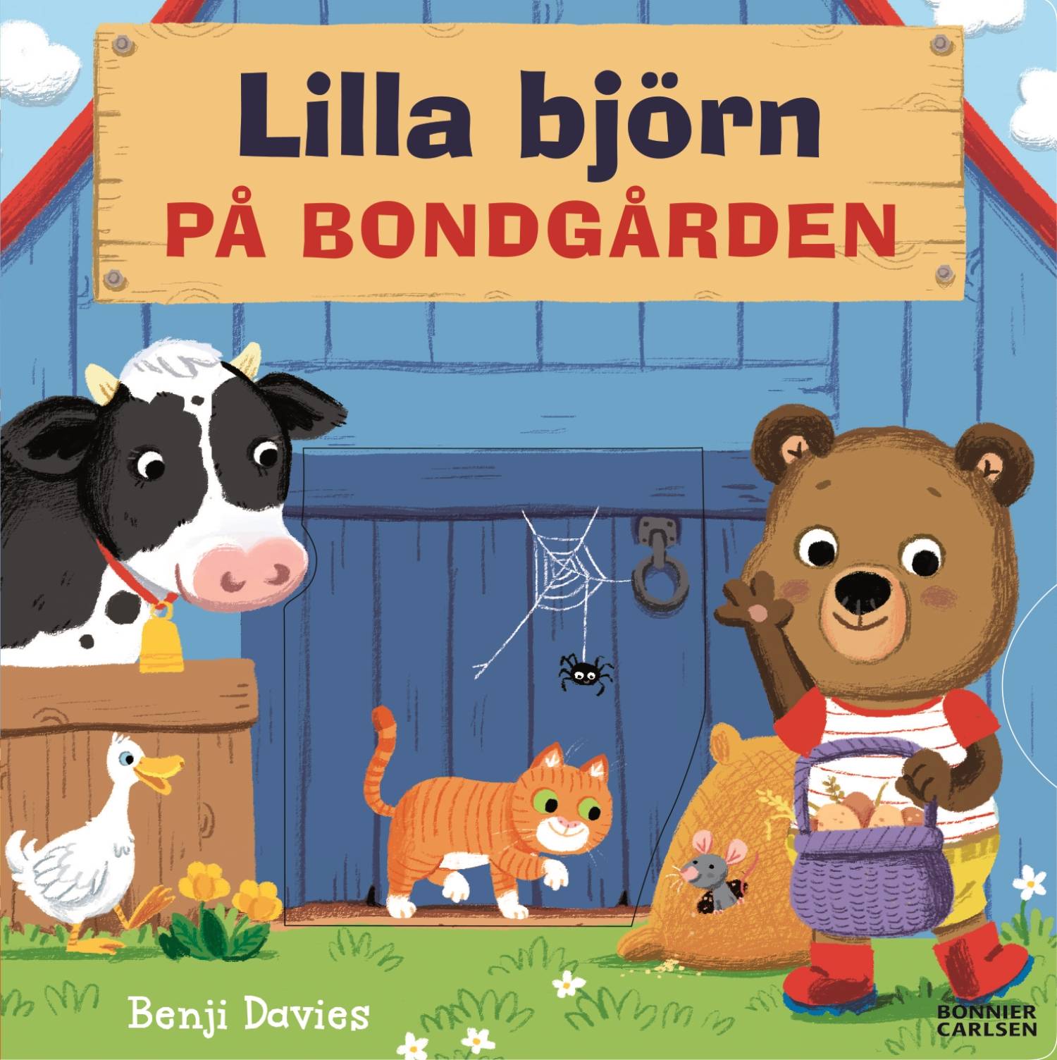 Lilla björn på bondgården