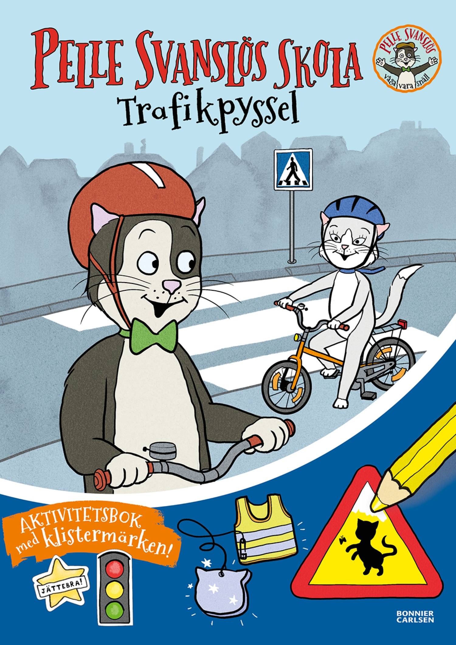 Pelle Svanslös skola. Trafikpyssel