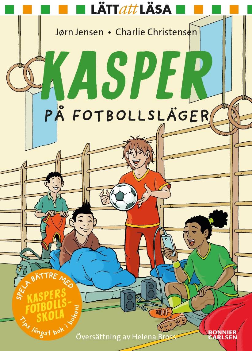 Kasper på fotbollsläger