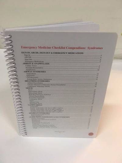 Emergency Medicine Checklist Compendium