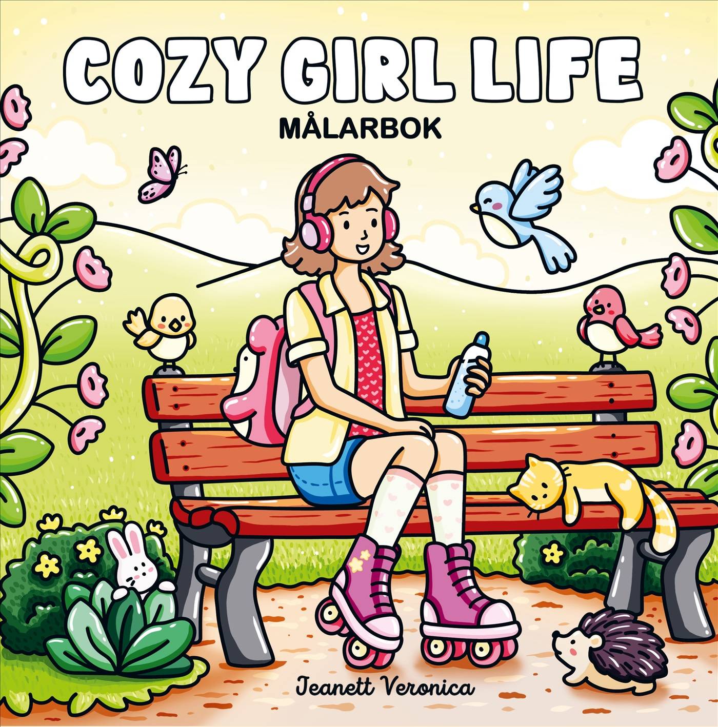 Cozy Girl Life : Målarbok