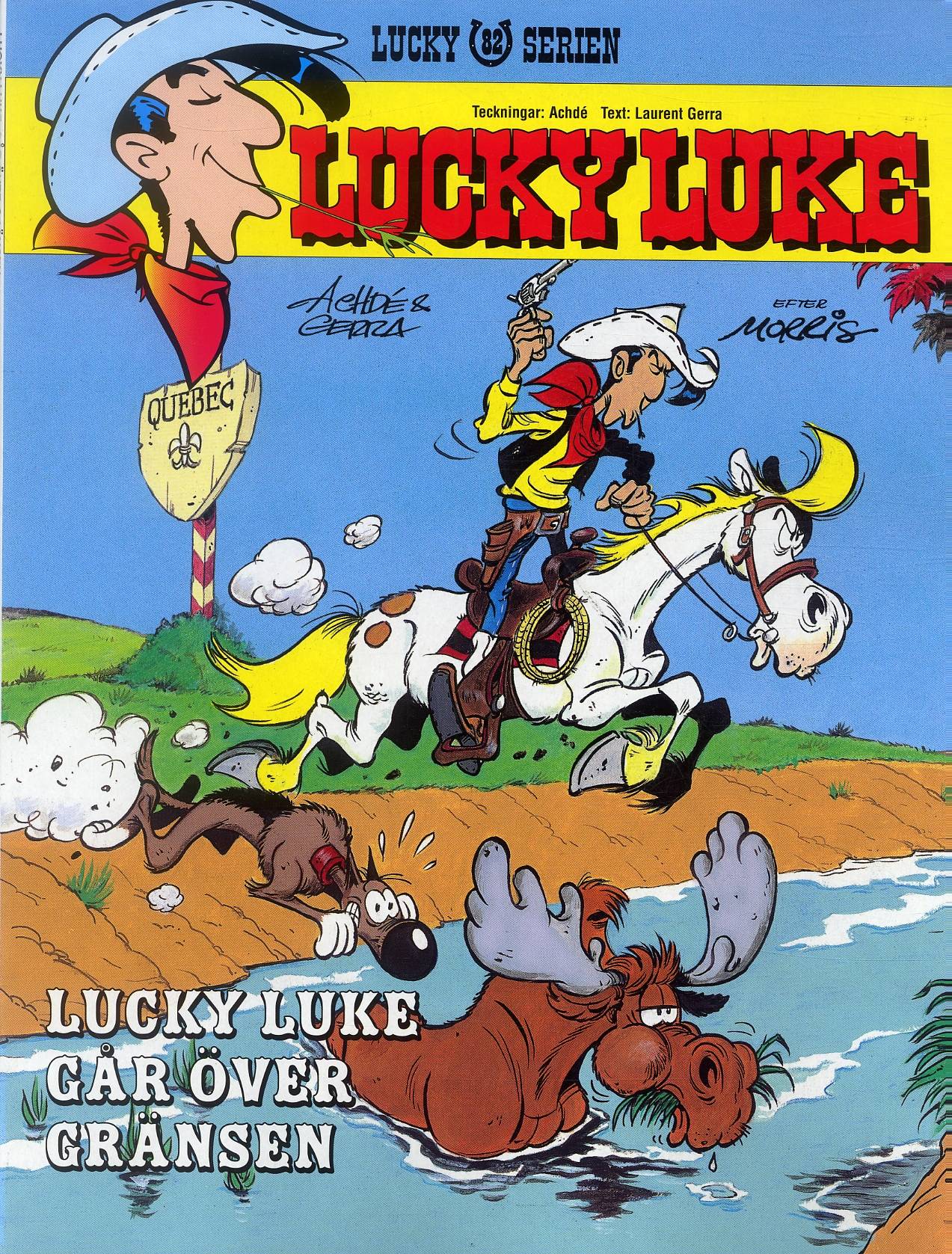 Lucky Luke - Lucky Luke går över gränsen