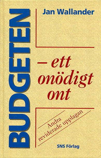 Budgeten : ett onödigt ont