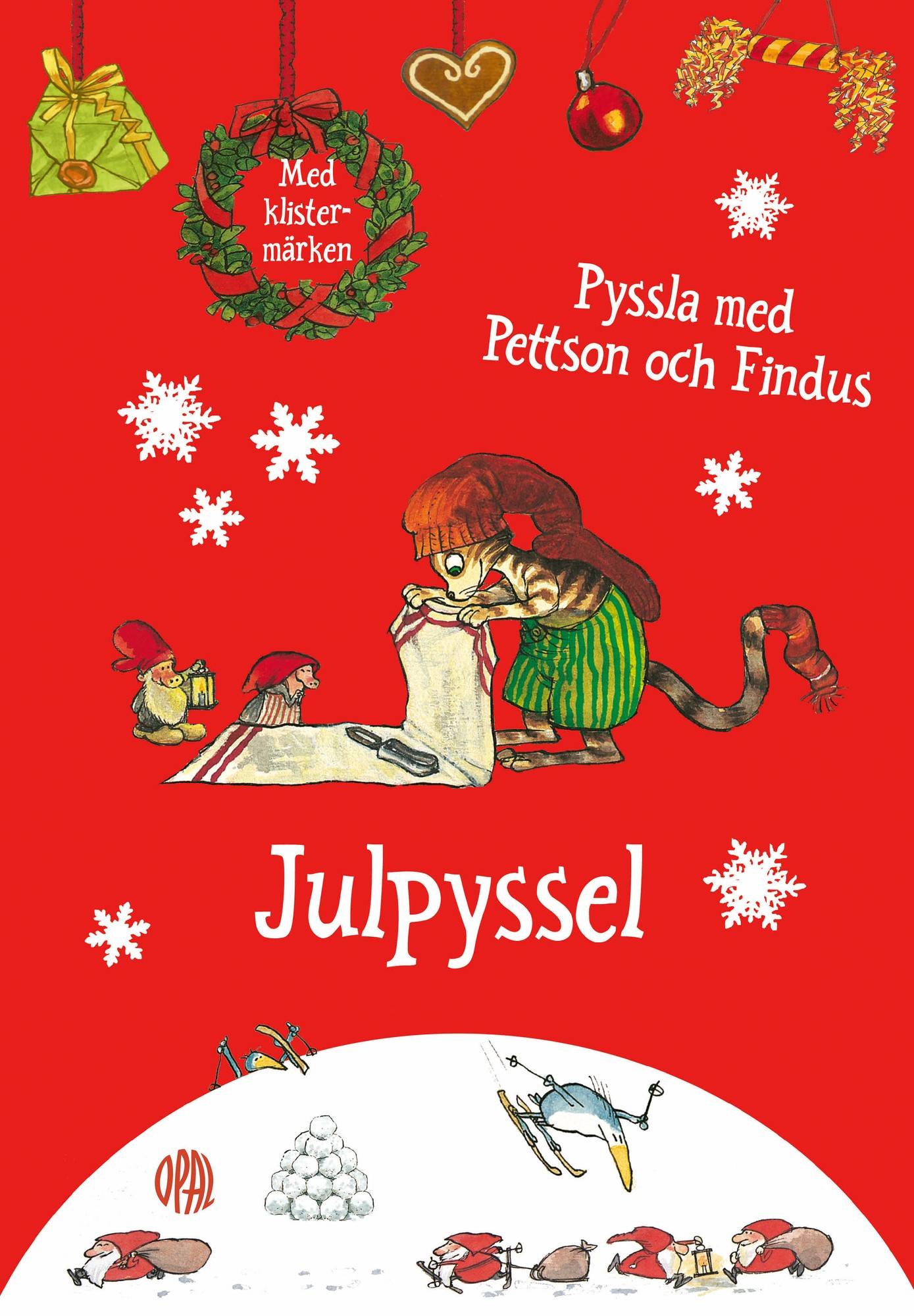 Pyssla med Pettson och Findus : julpyssel med klistermärken