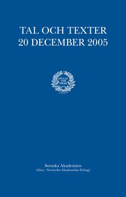 Tal och texter 20 december 2005