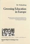 Greening Education in Europe