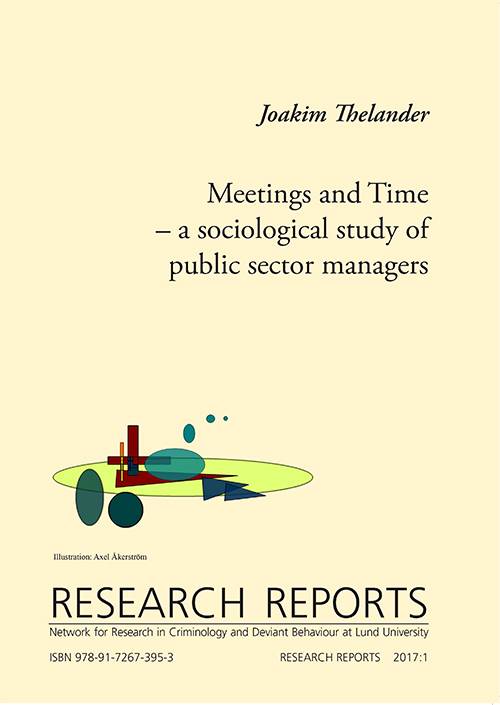 Meetings and Time - a sociological study of public sector managers