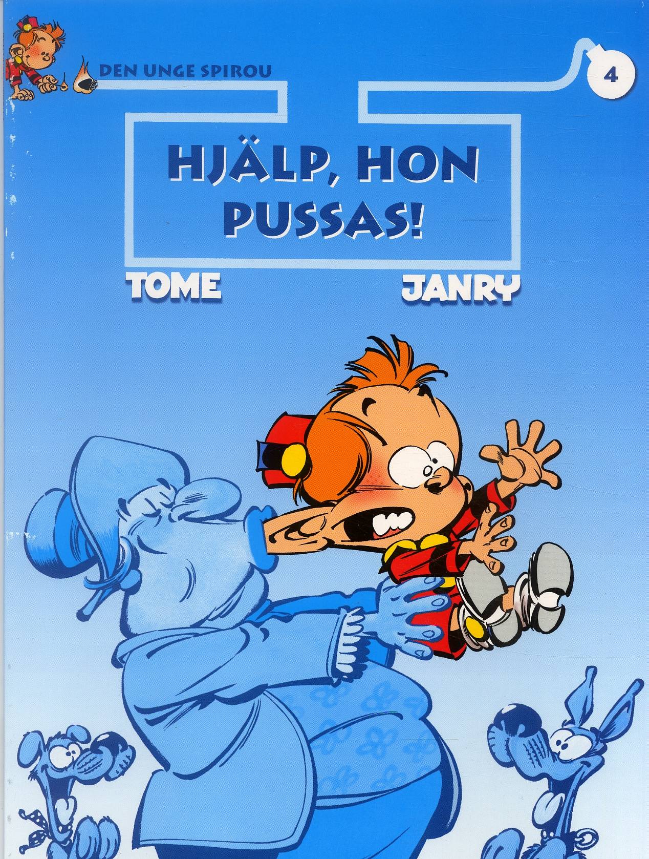 Den unge Spirou 04. Hjälp, hon pussas