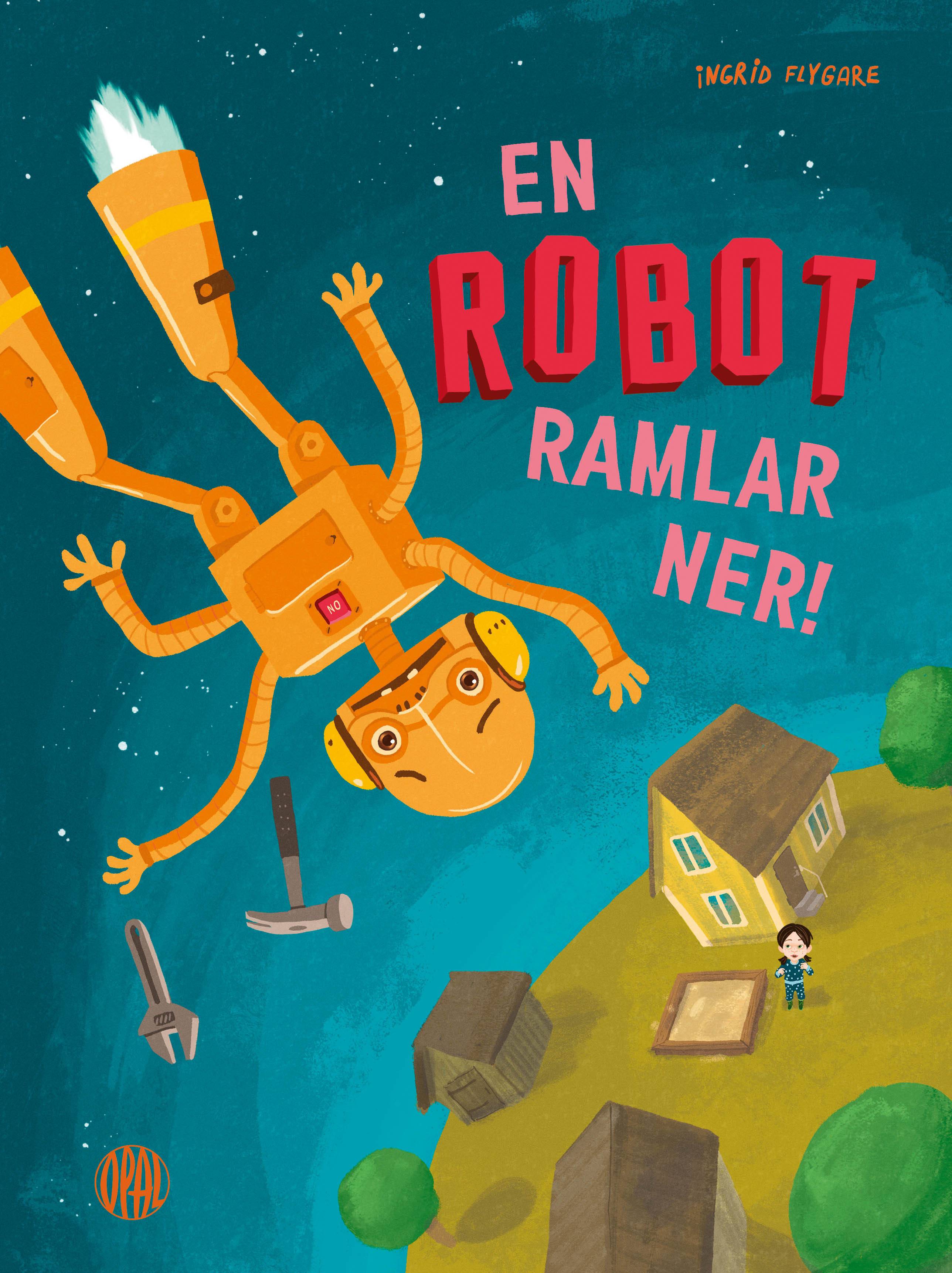 En robot ramlar ner